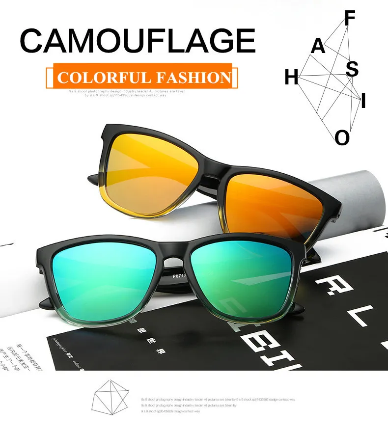 YOOSKE, брендовые поляризованные солнцезащитные очки, мужские, классические, спортивные, солнцезащитные очки, женские, для улицы, для вождения, очки, цветные линзы, очки