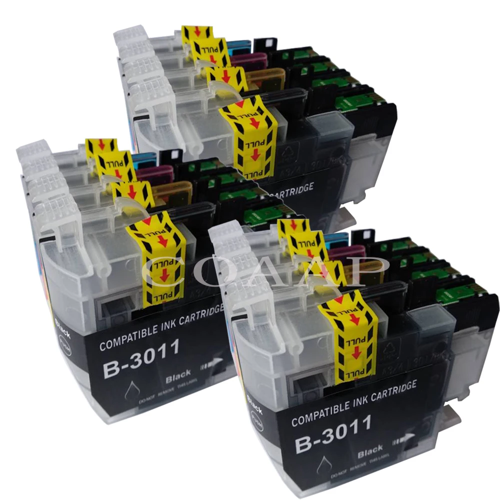 Compatible LC3011 ink Cartridge for Brother 3011 MFC 491DW J497DW J690DW J895DW inkjet printe - with chip Compatible LC3011 ink Cartridge for Brother 3011 MFC 491DW J497DW J690DW J895DW inkjet printe - with chip