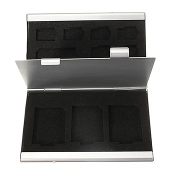

12 Slots SD Aluminum Micro Memory Card Box For TF SD MMC