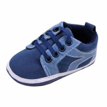 

Handsome Baby Kids Boys First Walkers Lace-Up Sports Shoes Newborn Bebe Toddler Soft Bottom Anti-slip Footwear New