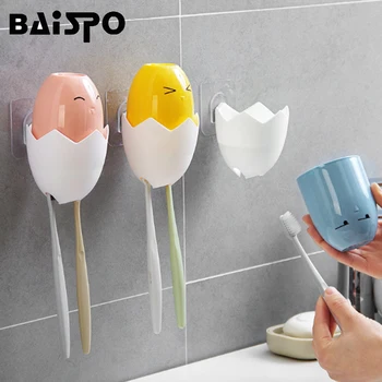 

BAISPO Cute Creative Toothbrush Holder Bathroom Sets Sets Wash Gargle Suit Storage Container Wash Cup Kids Tooth Brush Holder