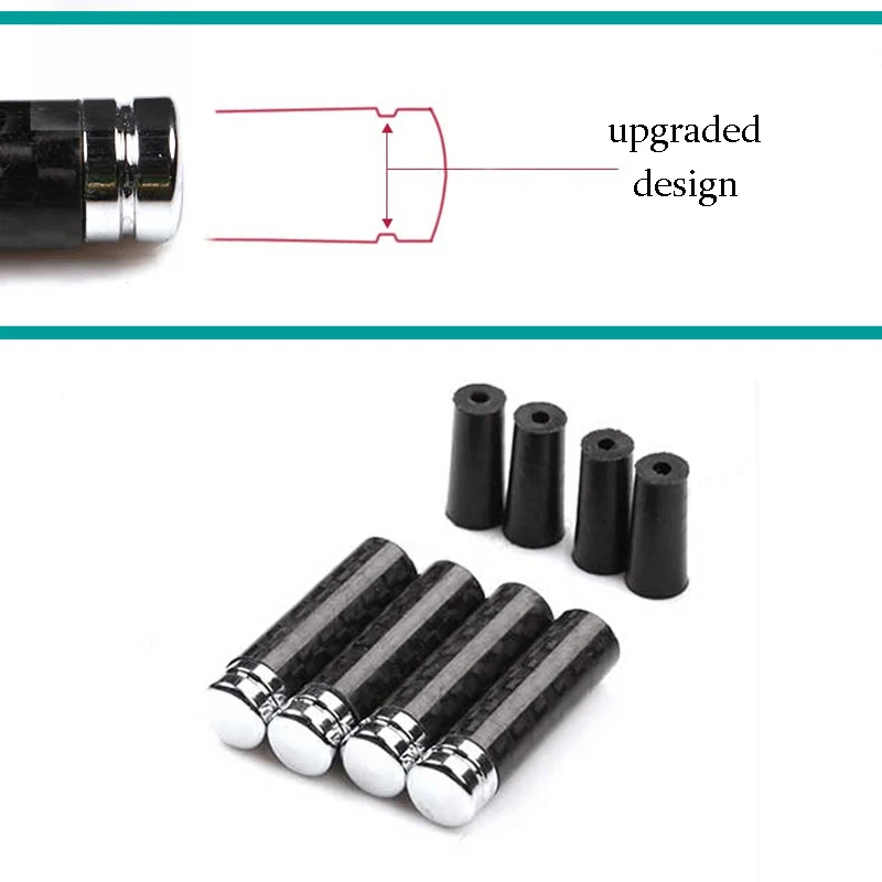 4Pcs Carbon Fiber Car Door Pin Decoration for BMW E39 E46 E90 E92 F30 E60 E61 F10 E65 E66 E82 X3 X5 X6 Accessories Car Styling (10)