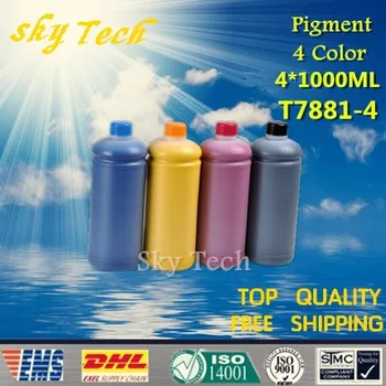 

1L*4 Quality Pigment Ink For T7881 - T7884 , Water proof Ink For Epson WF-4630 WF-4640 WF-5110 WF-5190 WF-5620 WF-5690 etc