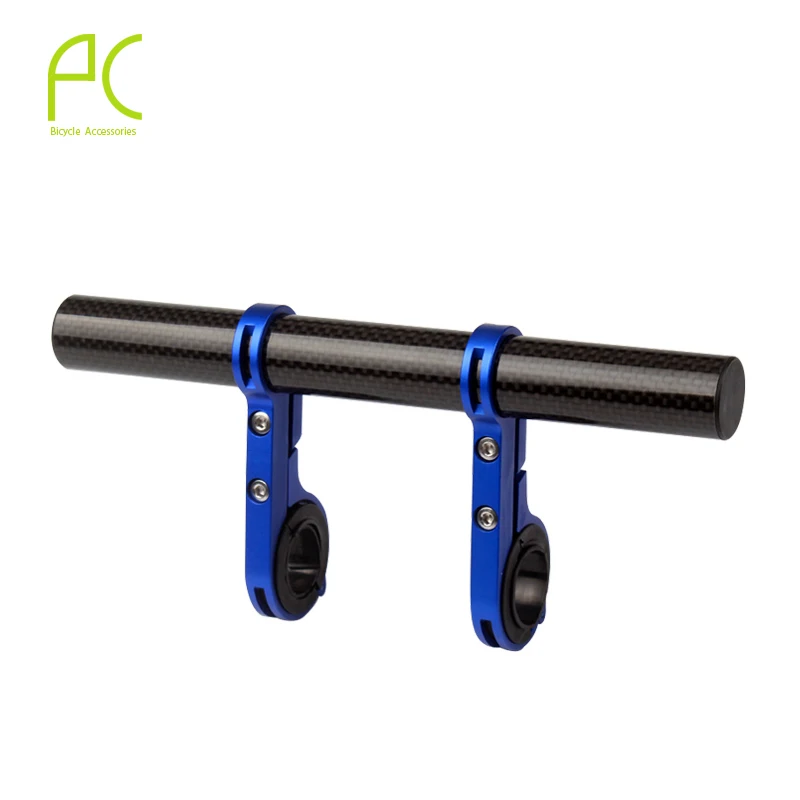 

PCycling Bicycle Handlebar Extended Bracket Extra Length 20CM Bike Headlight Mount Bar Computer Holder Lamp Alloy Fiber Support