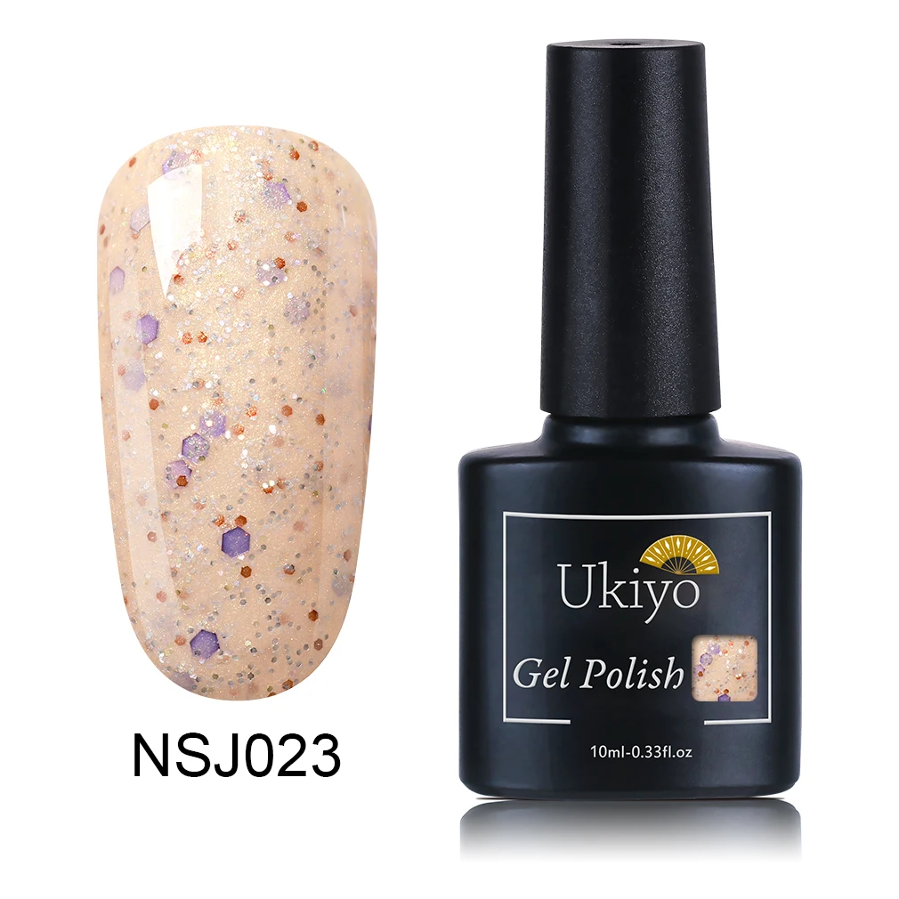 Ukiyo 10 мл УФ светодиодный песок для сыра гель для ногтей отмачиваемый Полупостоянный Гель-лак для маникюра Гель-лак для ногтей лак 24 цвета - Цвет: 023