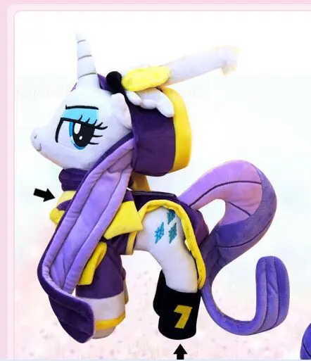 

lovely plush white horse toy stuffed party dress horse doll rarity horse toy doll gift toy about 40cm