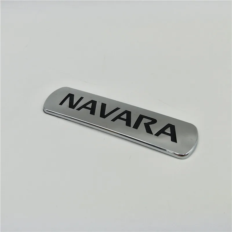 Хромированная табличка заднего логотипа для Nissan Navara D21 D22 D23 D40|Наклейки на