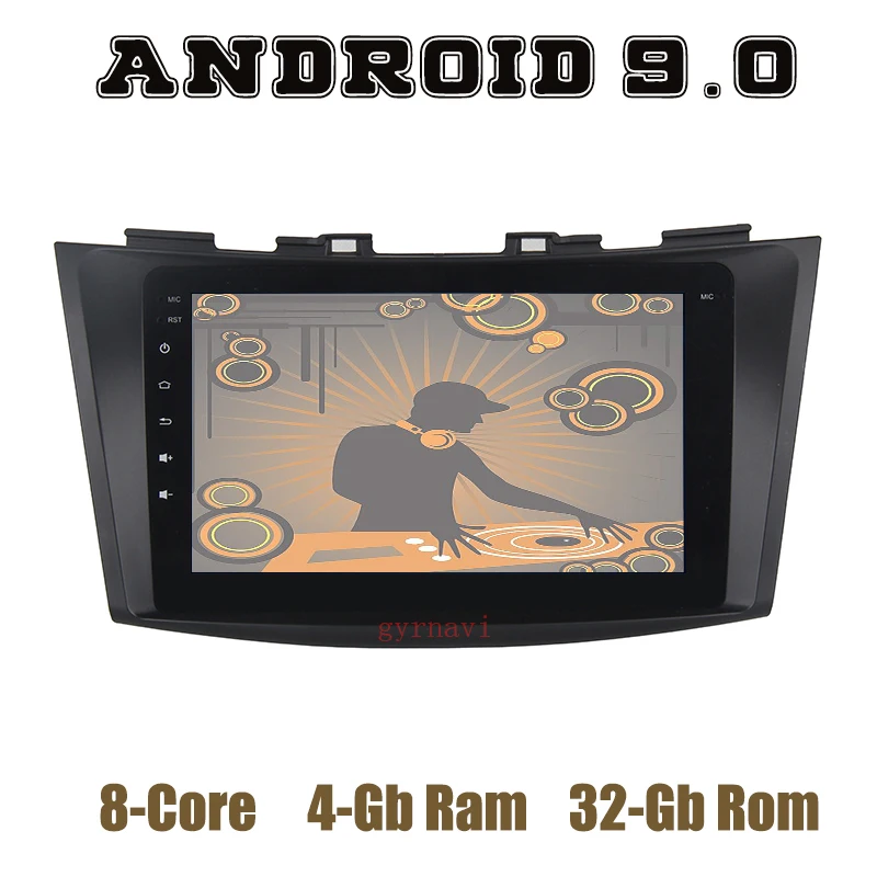 PX5 Android 9.0 Car GPS radio Multimedia Player for Suzuki Swift 2011-2016 with DSP wifi usb 4+32GB Auto Stereo | Автомобили и