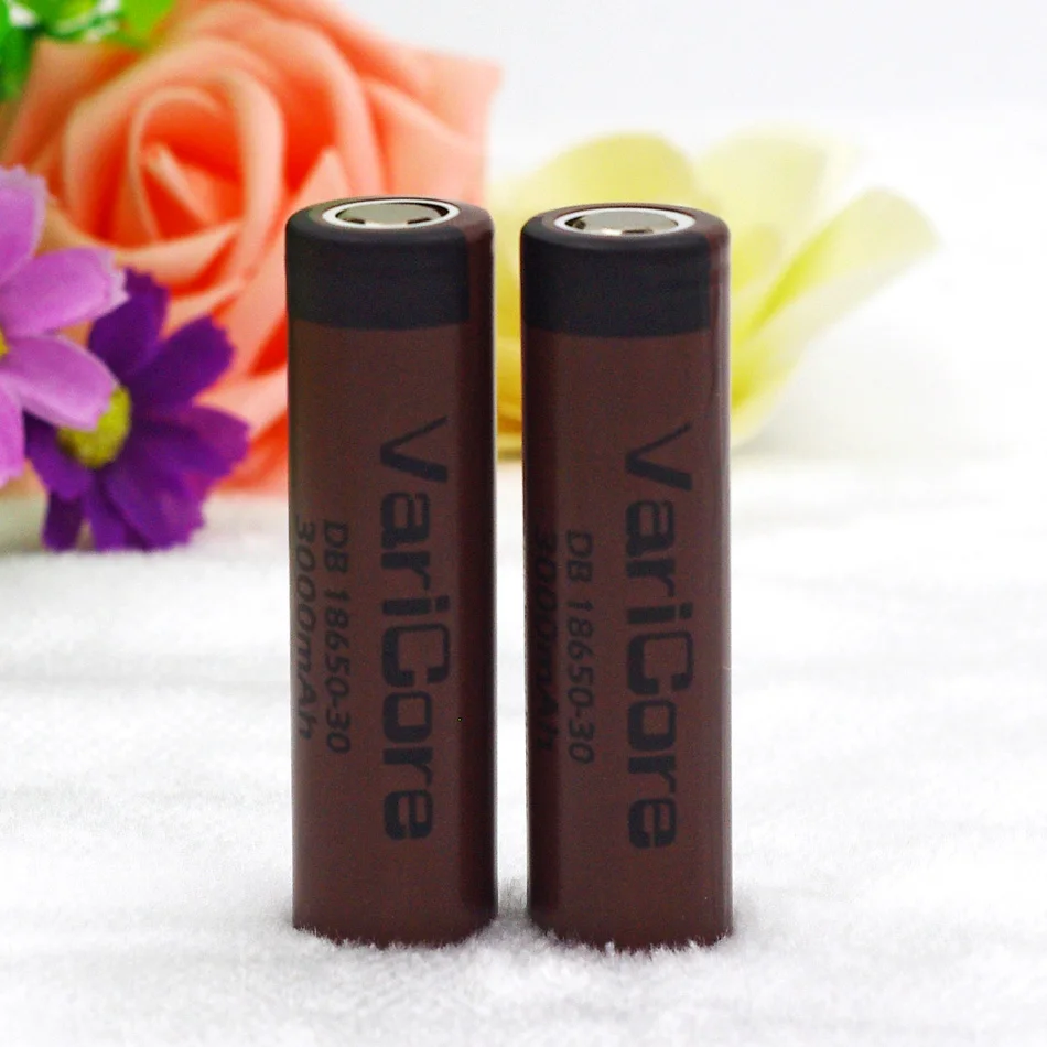 2PCS Original VariCore 18650 3000mAh Rechargeable battery 3 6V discharge 20A dedicated Electronic cigarette Power batteries