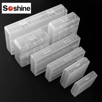 

Soshine 7 Different Hard Plastic Battery Storage Boxes with A Hook for 18650 26650 AA AAA 10440 Battery High Quality