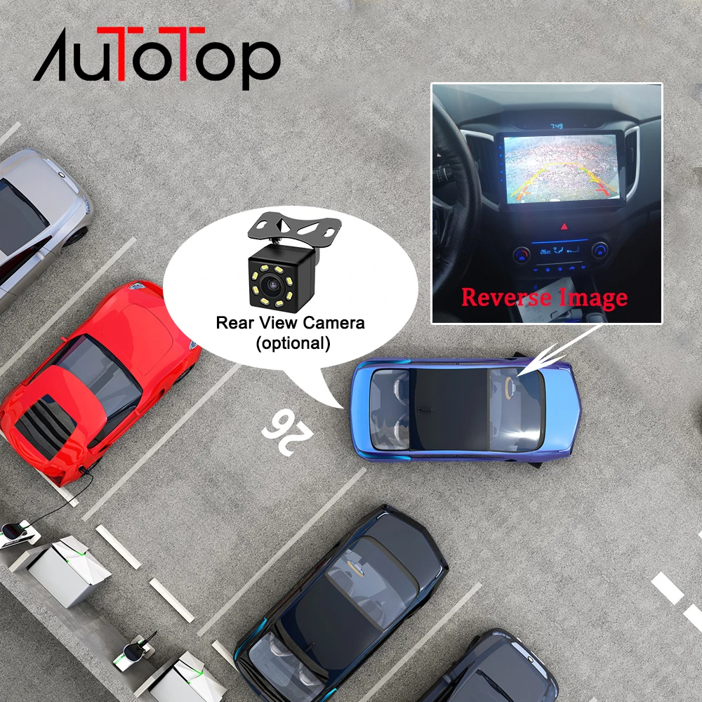 Cheap AUTOTOP 2 Din Android 8.1 Creta Multimedia For Hyundai Creta IX25 Navigation 2011-2018 Car DVD GPS Radio Stereo Audio IX25 Creta 4