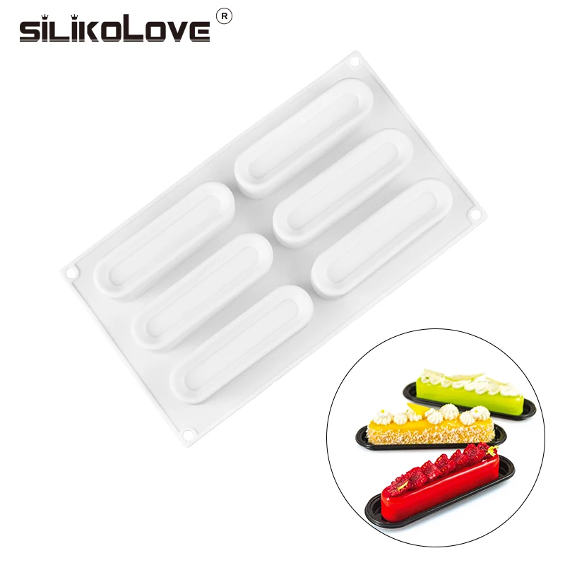 Силиконовые формы SILIKOLOVE 6 полостей форма для торта силиконовая кастрюля мусса