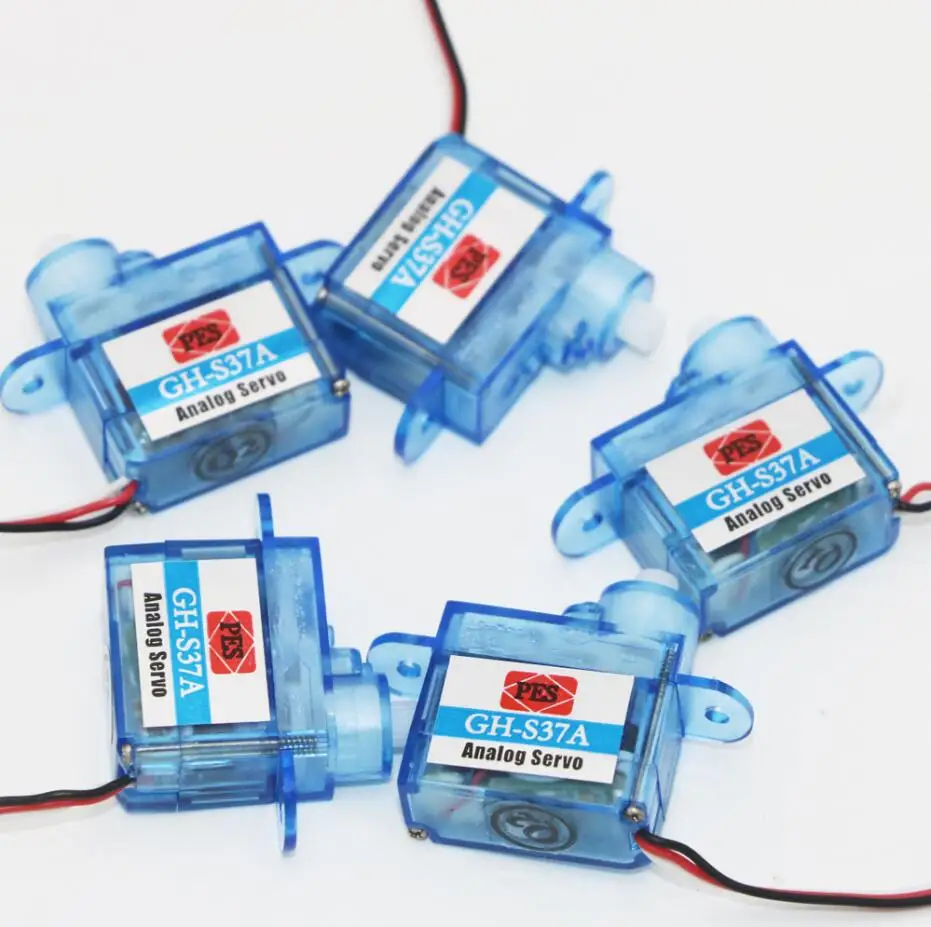 

5pcs/lot PES GH-S37A 3.7g Servo Mini Micro Servo for RC plane Helicopter Boat Car