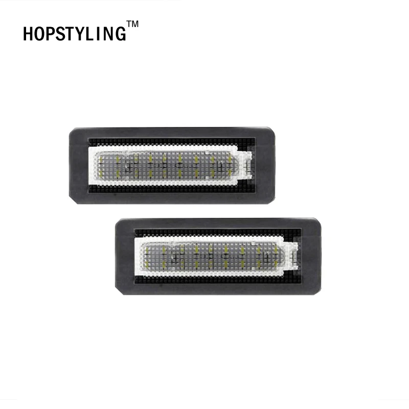 

HOPSTYLING 2x Error Free 18SMD For Benz Smart fortwo LED License plate light Car Led Number License plate Lamp Auto lighting