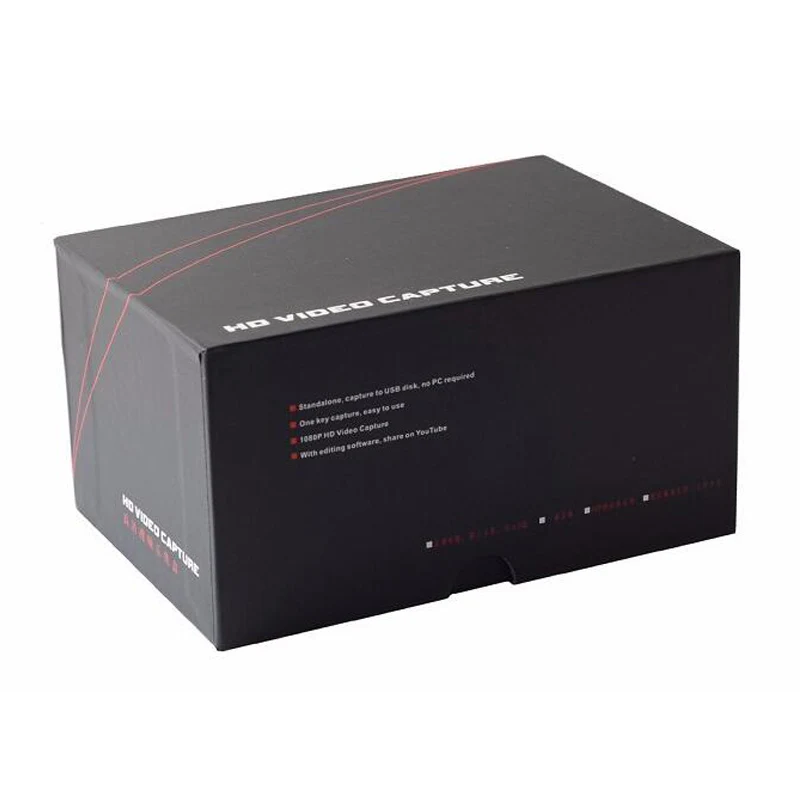  2017 new Video Capture card HDMI YPbpr CVBS Recorder Box With Remote Control can OBS Mic to USB Dis