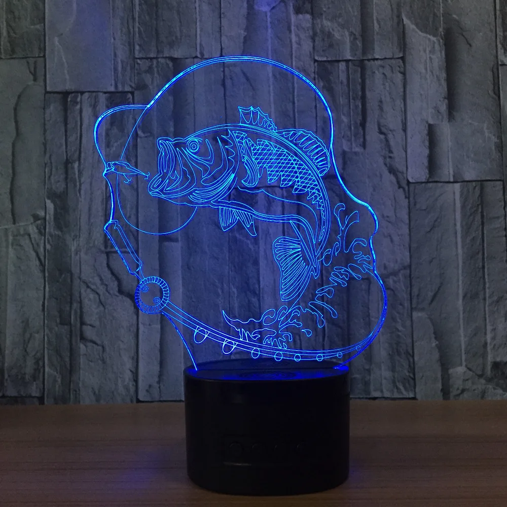 Lamparas De Mesa 3d настольные лампы для гостиной 7 цветов меняющая настольная лампа Deco