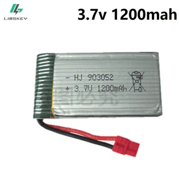 

5pcs/lot 3.7V 1200mah Lipo Battery For Syma X5HC X5HW RC Quadcopter Spare Parts 3.7V Battery RC Camera Drone Accessories 2018