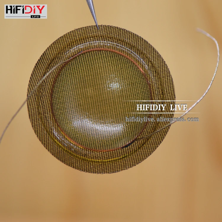 HIFIDIY LIVE 1 дюйм 25,4 мм 25,5 мм твитер звуковая катушка мягкая Прозрачная Шелковая мембрана ВЧ запчасти для ремонта динамика много вариантов