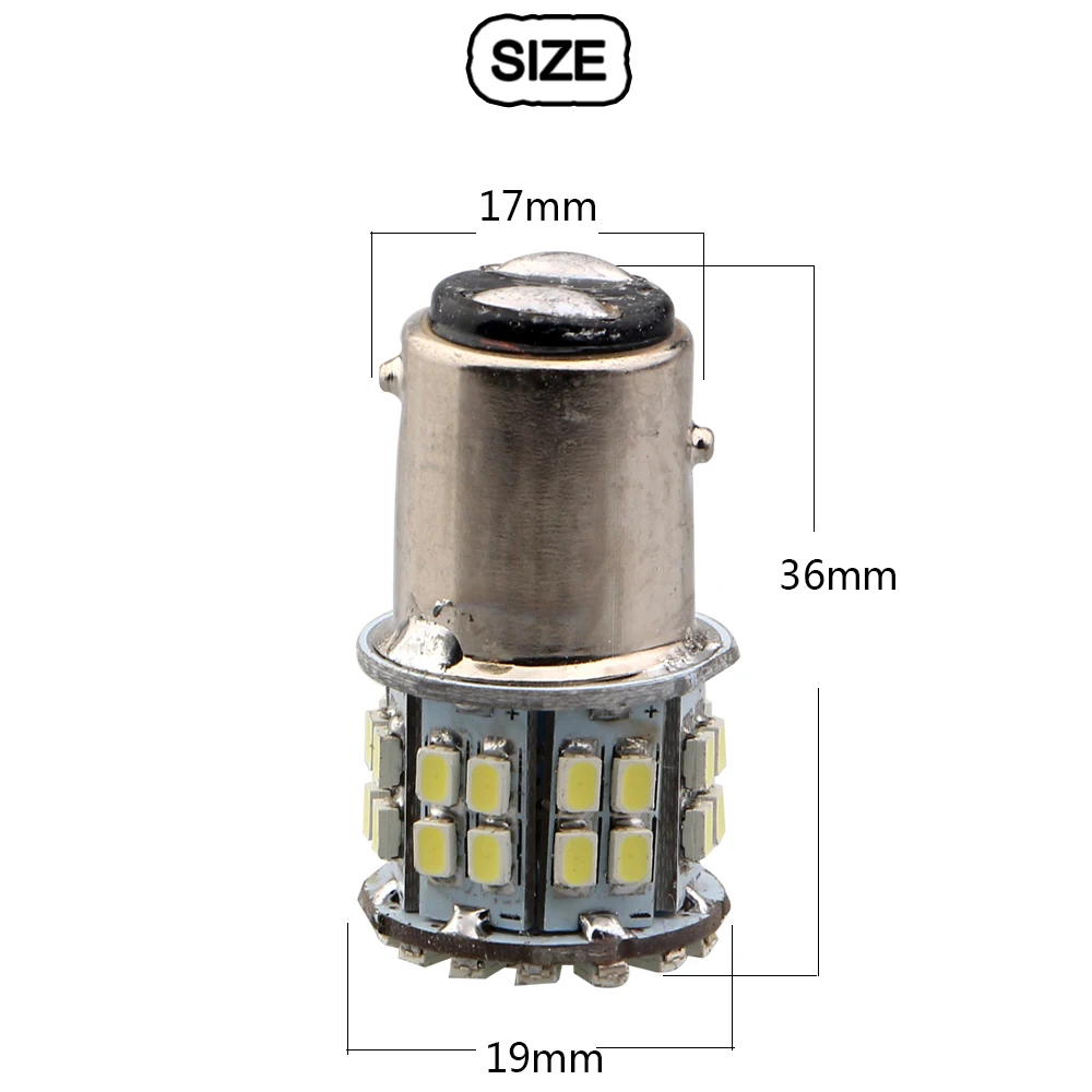 10 шт. 24 В белый 1206 50 SMD 1157 BAY15D 400LM светодиодные лампы стоп-сигнал 2 подключения тип розетки автоматические светодиоды индикатор угловой тормоз