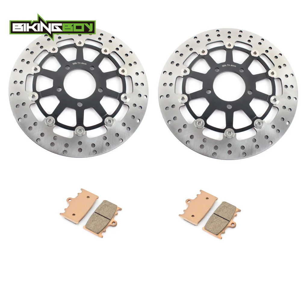 BIKINGBOY для SUZUKI GSXR 600 1997-2003 GSXR 750 2000-2003 TL 1000 S 1997-2001 волнистые/круглые передние тормозные диски роторы колодки