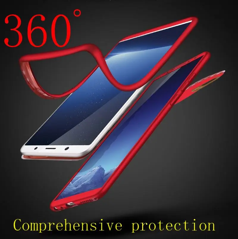 

360 Full Cover Case For Samsung Galaxy A6 A7 A8 2018 J4 J6 J8 S8 S9 S10 Plus A10 A30 A40 A50 A70 M10 M20 M30 Soft Silicone Case