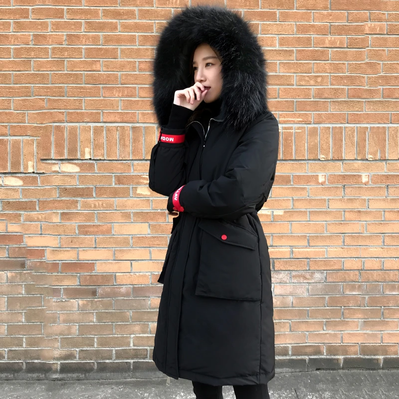 Goede 2019 Nieuwe Plus Size 5XL 6XL Winter Jas Met Dikker Bont Capuchon Gewatteerde Vrouwelijke Lange Down Jas Warme Parka Mujer invierno