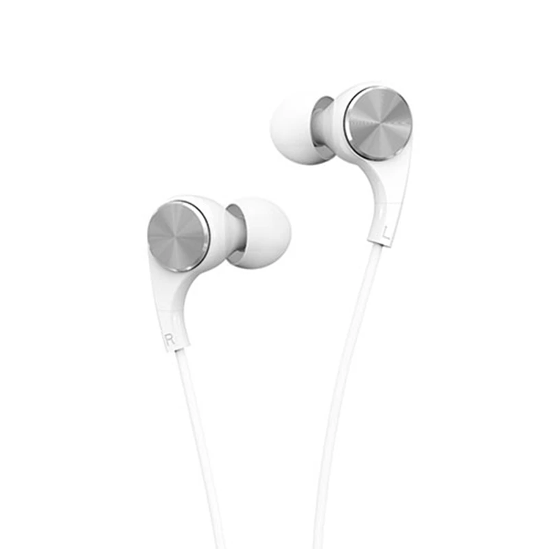 Новейший remax 569 Проводные музыкальные наушники с микрофоном стерео звук музыка гарнитура для Xiaomi iPhone - Цвет: Белый