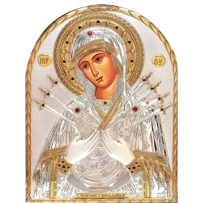 DIY Round Full Diamond Embroidery Icon Diamond Religion ...