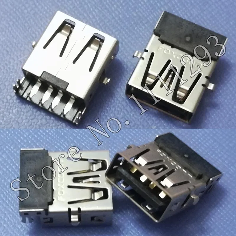 

10pcs/lot 2.0 USB Jack Socket Connector for Asus X75VD Gateway NE71B NE71B02c NE71B05c Packard Bell EasyNote LE11-BZ USB2.0 Port