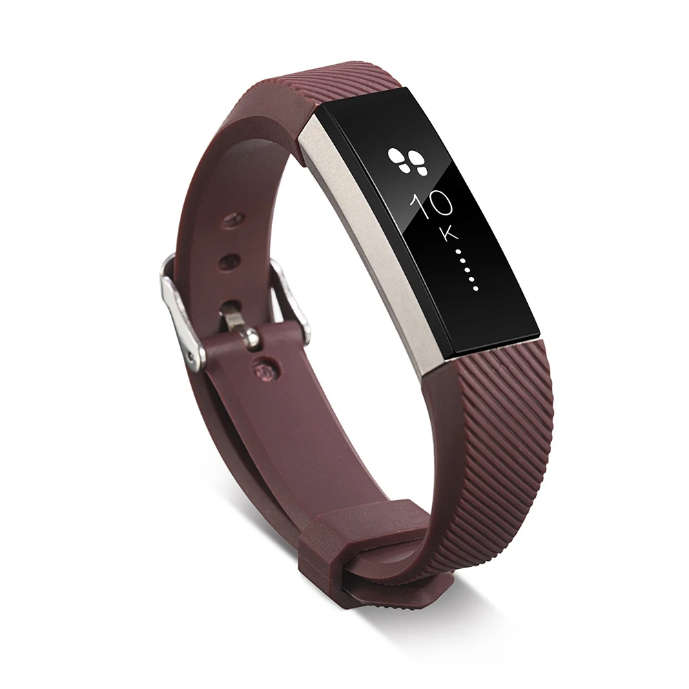 Силиконовый Классический ремешок для наручных часов для Fitbit Alta/Alta HR пульсометр фитнес-браслет высокого качества