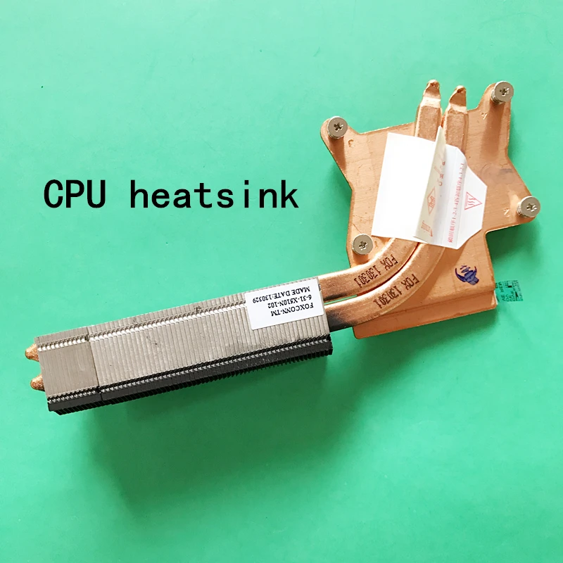 New notebook CPU fan with heatsink radiator copper tube module for FOXCONN-TM 6-31-P15SN-102 6-31-P15SN-201 GPU laptop cooling