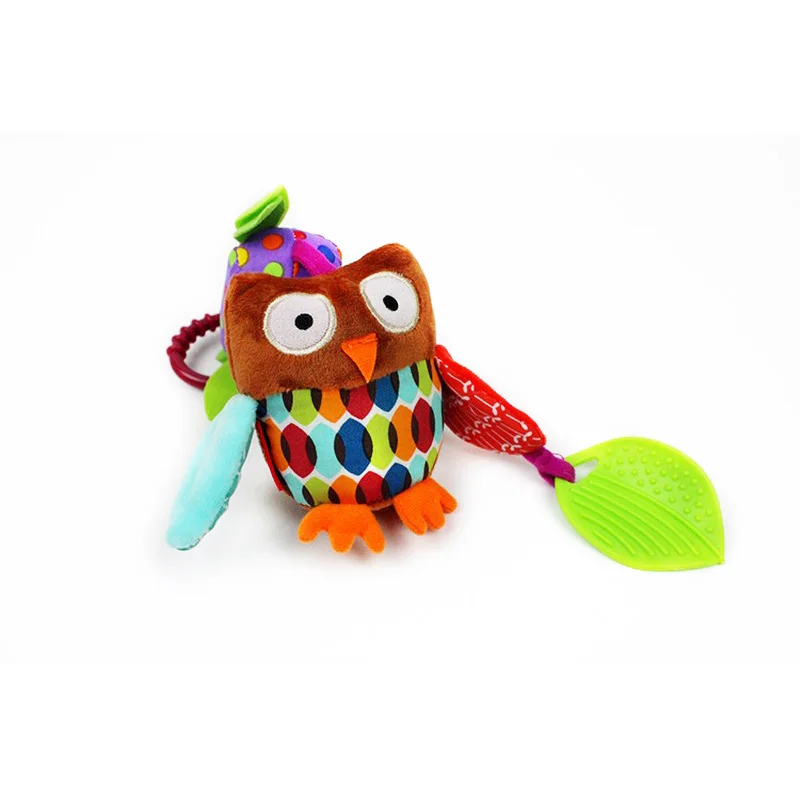 1pcs Sozzy Multifunctional Baby Toys Rattles Mobiles Soft Cotton Infant Pram Stroller Car Bed Rattles Hanging Animal Plush Toys (15)