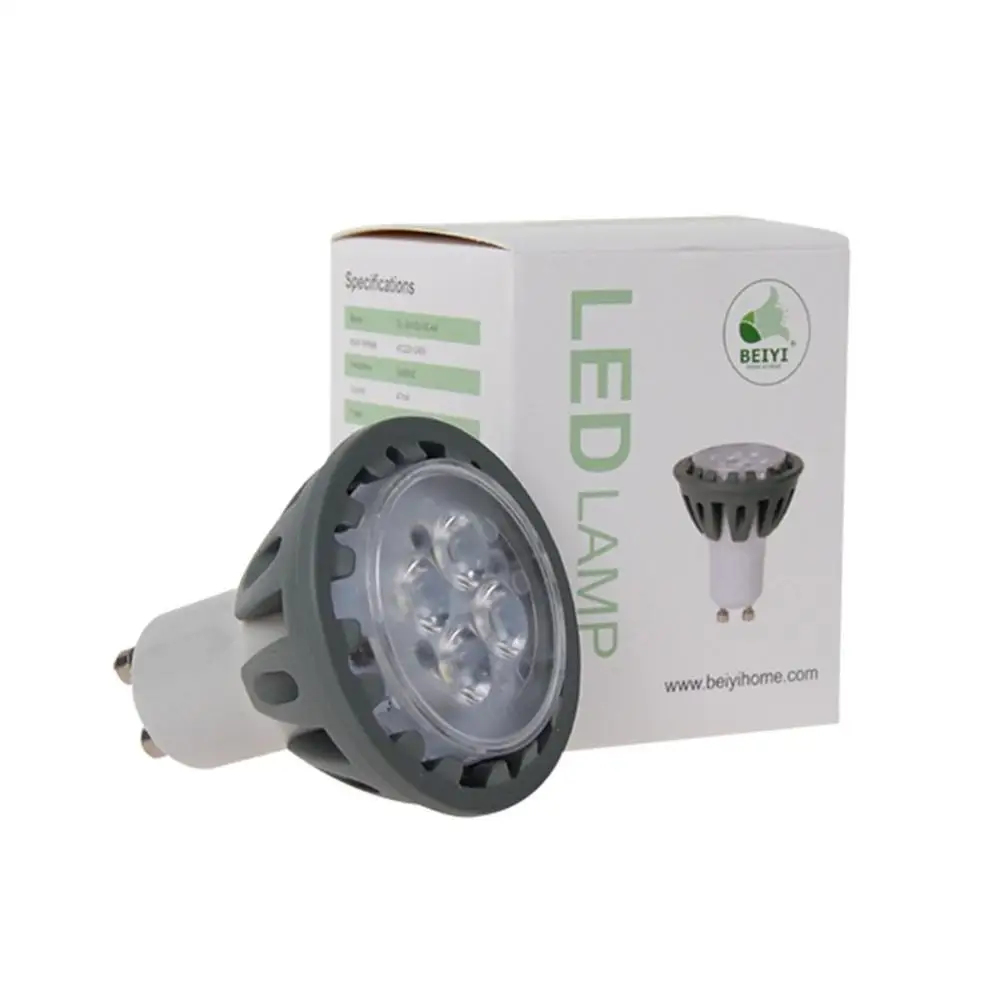 Супер яркий AC100-265V GU10 5 Вт Высокая мощность низкий свет SMD светодиодный светильник