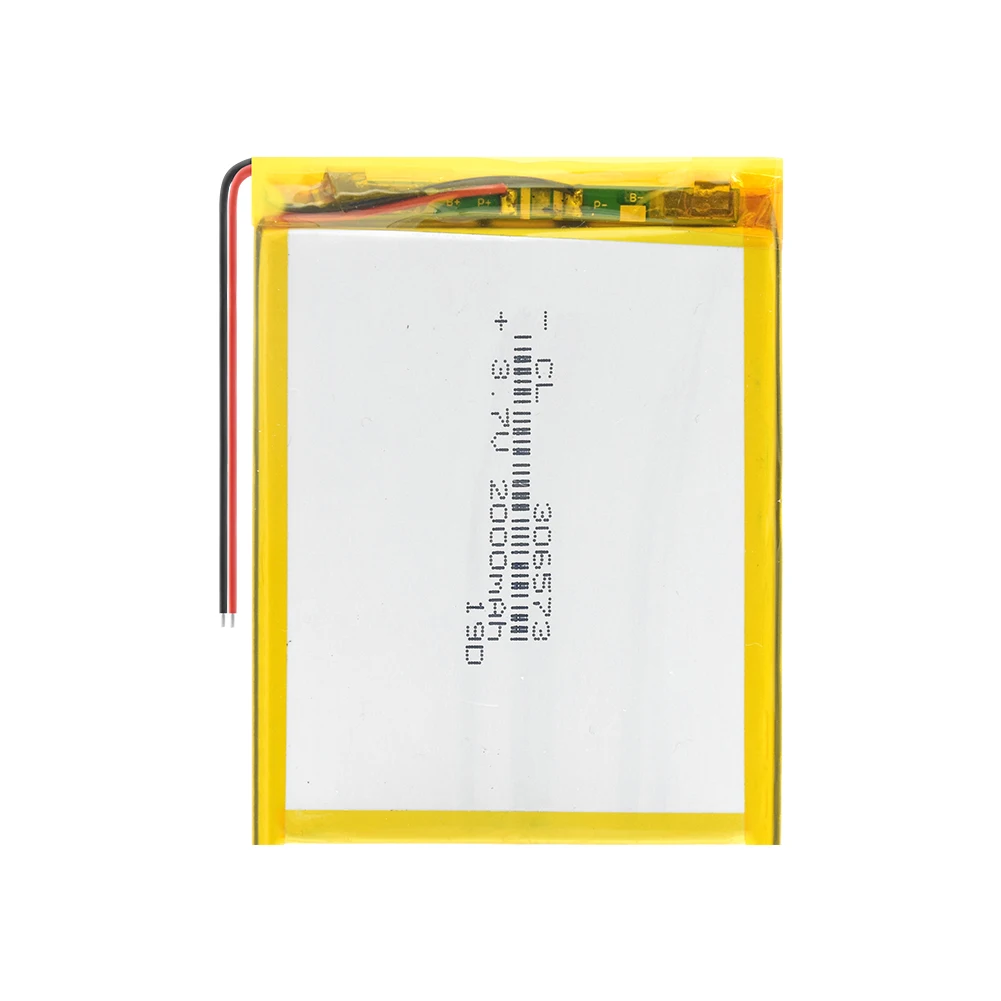 3 7 V полимерная литиевая батарея 306573 2000mAh аккумуляторная для PAD GPS Видео игры