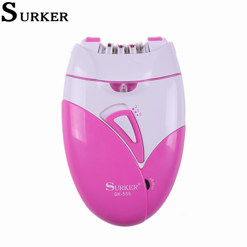 

Surker USB rechargeable women epilator 100-240v electric female epilator for face remover Body Depilatory Bikini Hair Removal