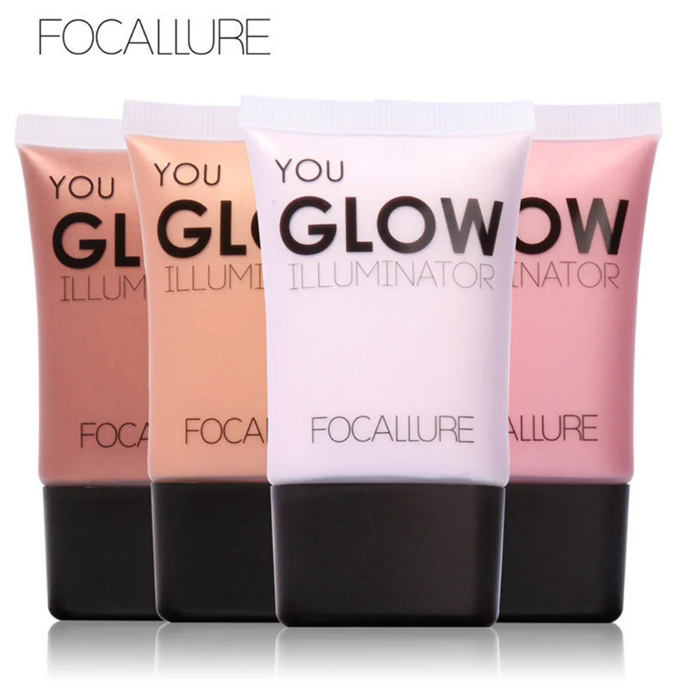 

FOCALLURE Bling Liquid Illuminatore Face Body Highlighter Cream for Shimmer Powder Skin Perfector Primer Creamy Texture Cosmetic