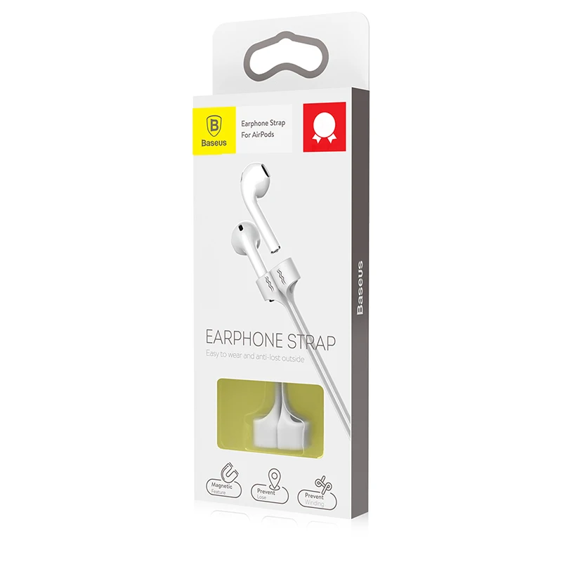 Baseus Magnetic Earphone Strap For Airpods Anti Lost Strap Magnetic String Rope For Bluetooth TWS earphones Silicone Cable Cord