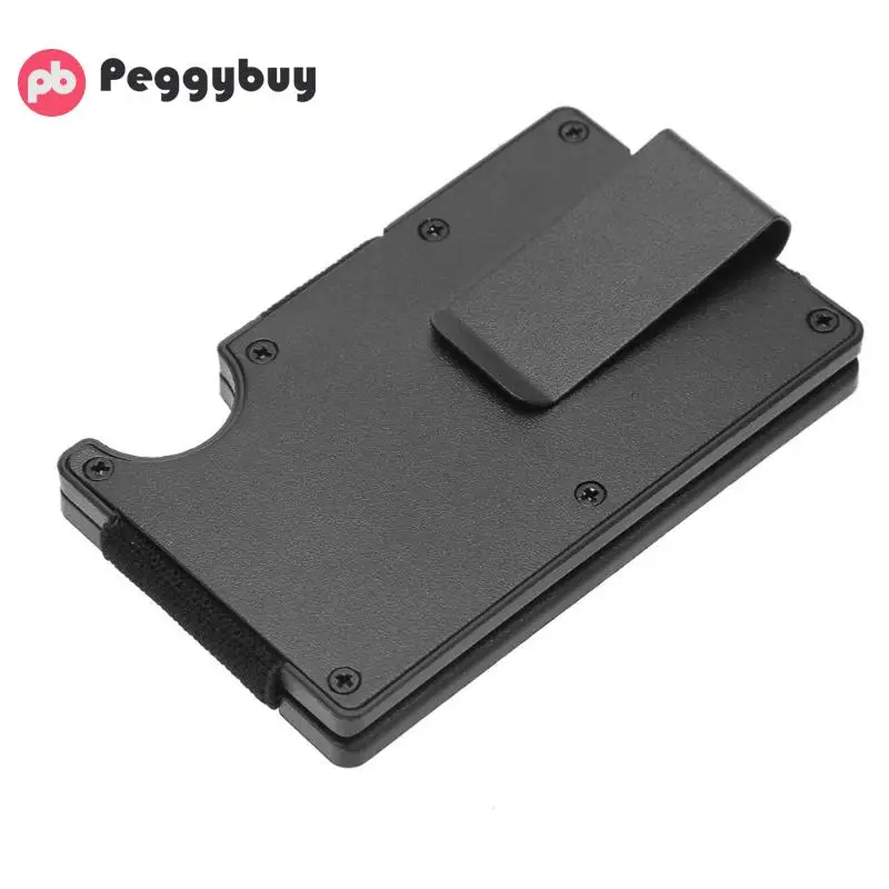 Stainless Steel Metal Credit Card Clips Wallet Male Money Clip Cash Clamp Holder Case Bag for Women Men Bolsas Feminina Mujer