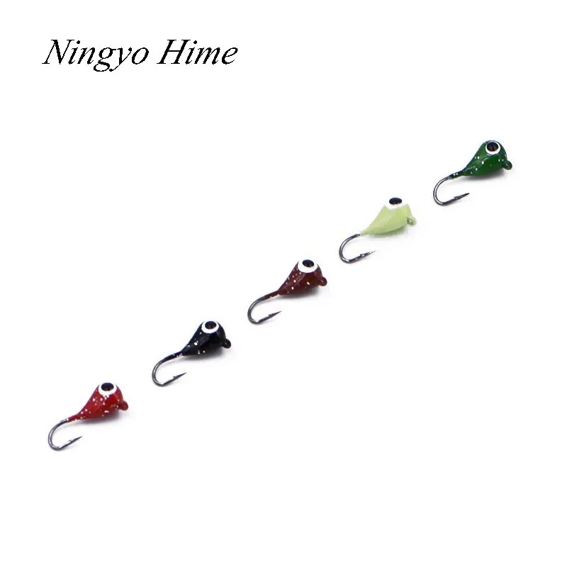 

Ningyo Hime 5 PSC/Lot New High Quality 2.1g Exposed Mini head Hook Jigs Bait Fishing Hooks Artificial Bait Fishing Tackle