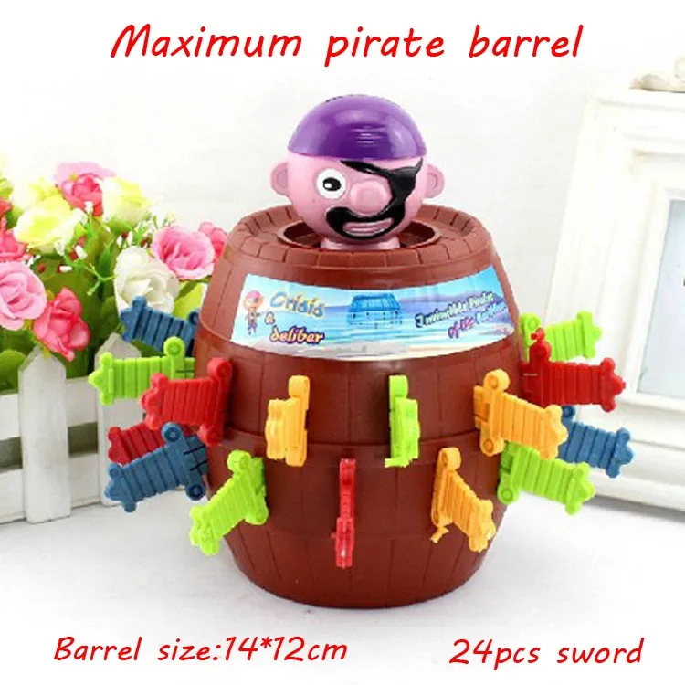 Children-Funny-Novelty-24-Swords-Bigger-Size-Pirate-Barrel-Game-Toys-Super-Interesting-Pirate-Tricky-Toy
