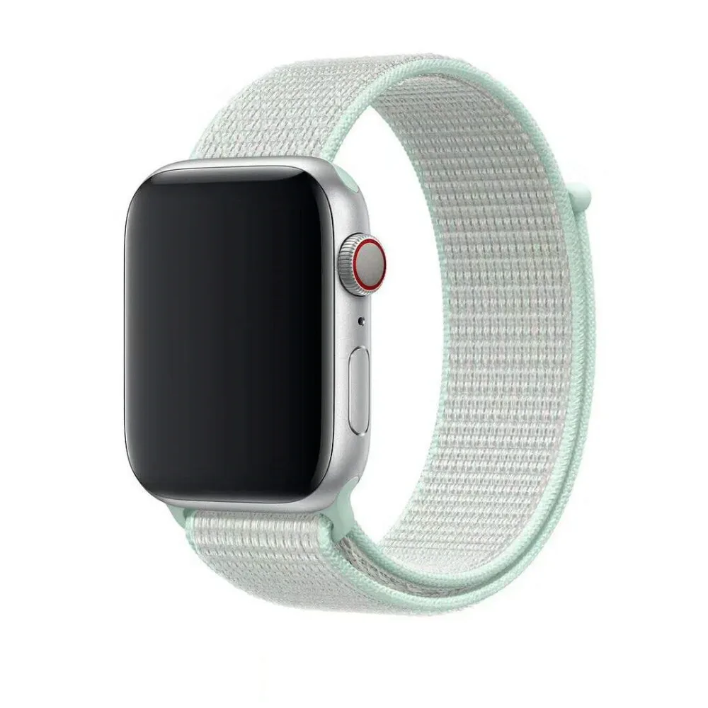 Полосатый цветной нейлоновый дышащий ремешок для часов для Apple Watch iWatch 4 Sports& Edition, спортивный браслет, ремешок для наручных часов