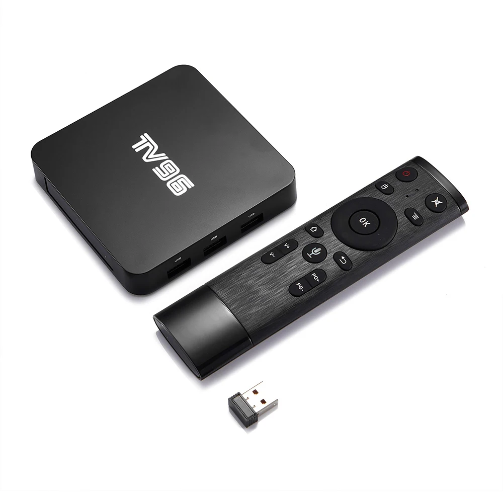 ТВ приставка TV96 Smart Android 8 1 2 ГБ/16 ГБ четырехъядерный процессор RK3328 4K Ultra VP9 H.265 BT4.0 3D