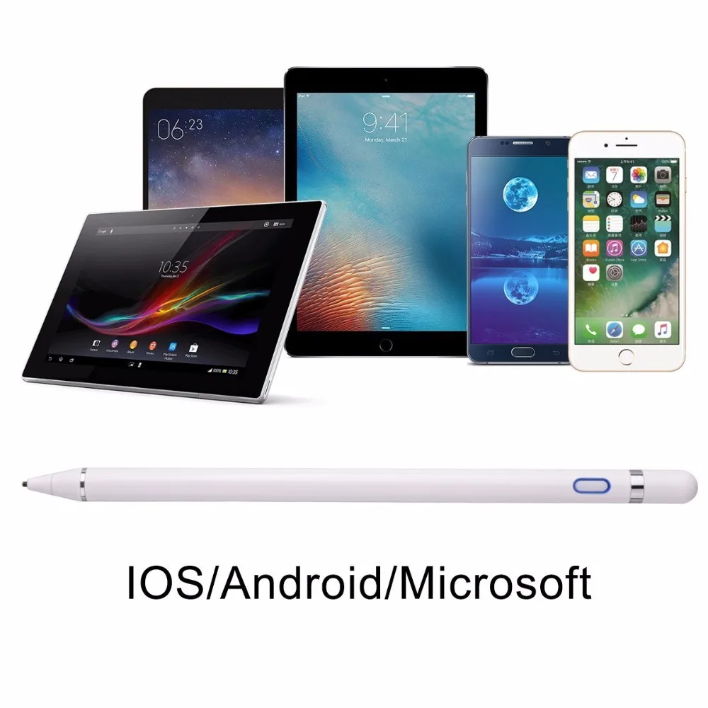 2018 новый для Apple Pencil емкость ручка Высокоточный стилус для iPhone X 8 iPad Pro mini для samsung S9 xiaomi всех телефонных