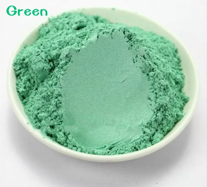 20 г здоровая Натуральная Минеральная пудра MICA порошок сделай сам для мыла краситель для мыла макияж мыло для век Пудра - Цвет: Green