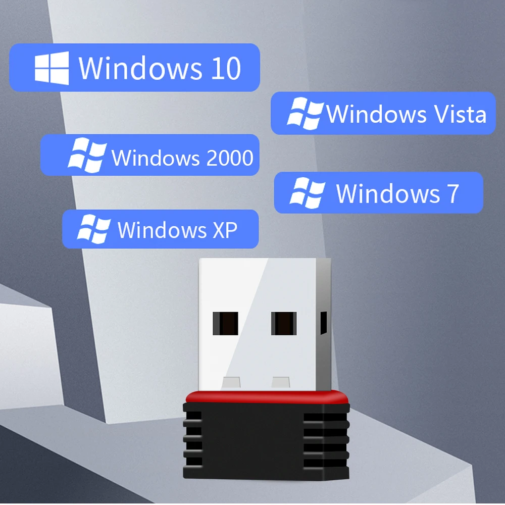 Беспроводной USB PC Wifi адаптер для ноутбук с системой windows XP 2,4 GHz WLAN сетевая карта 802.11n/g/b 150 Мбит/с WiFi приемник