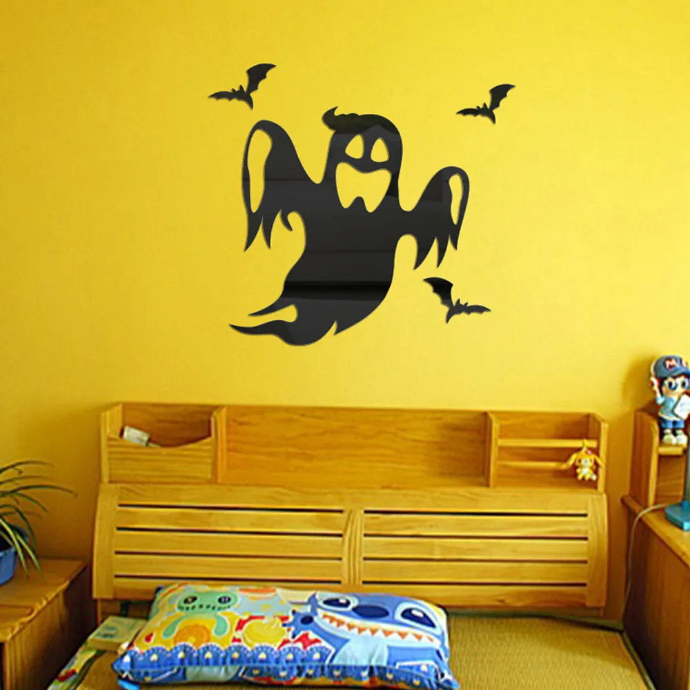 new wall sticker halloween decoration kids halloween costumes for girls pegatinas 3d para halloween party decoration