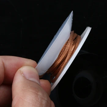 

1 pc 1.5m/5ft Solder Wick Remover Desoldering Braid Wire Sucker Cable Fluxed Flux Soldering Remover Wick Accessory