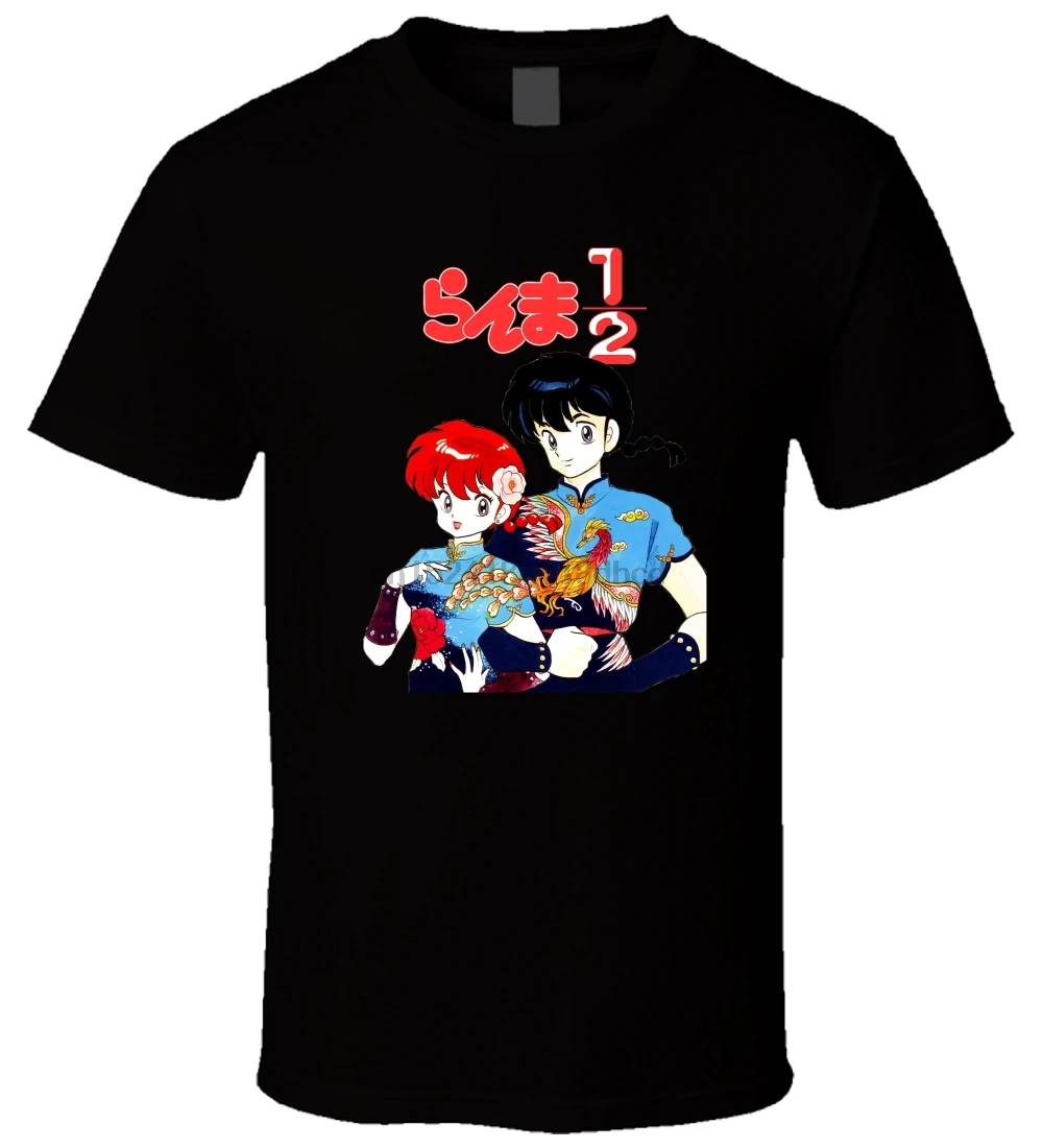 Ranma 1 Black T Shirtin TShirts from Men's Clothing on