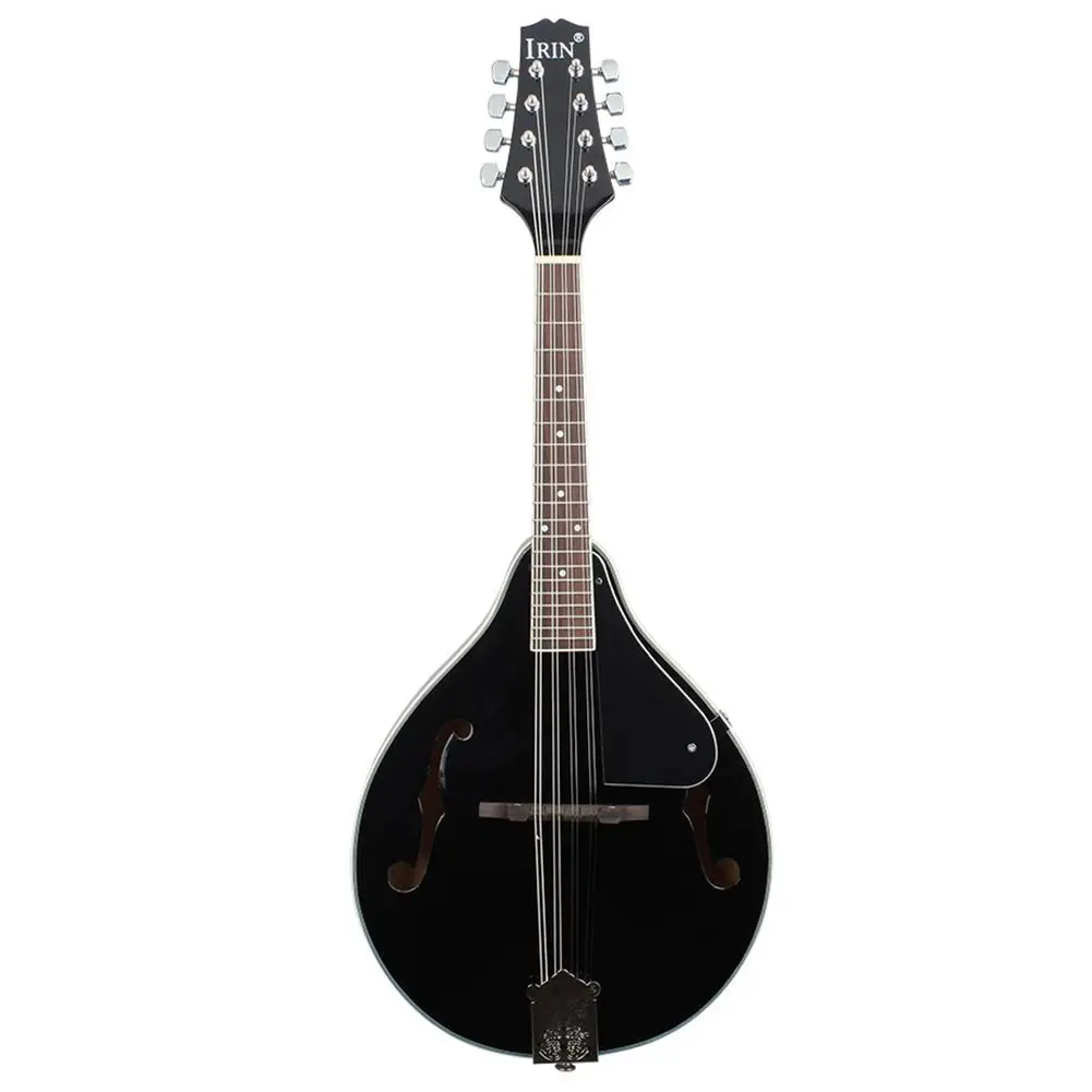 

HOT-IRIN Sunburst 8-String Basswood Mandolin Musical Instrument with Rosewood Steel String Mandolin Stringed Instrument Adjust