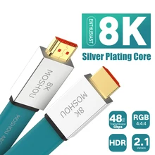 Enthusiast HDMI 2,1 кабель Ultra-HD (UHD) 8K @ 120Hz HDMI 2,1 кабель 48Gbs Male to Male аудио-видео кабель 1 M 2 M 5 M 10 M 15 M HDR 4:4:4